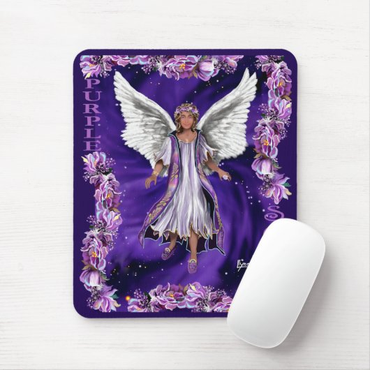 Lila Soul-Maus-Pad Mousepad (Mit Mouse)