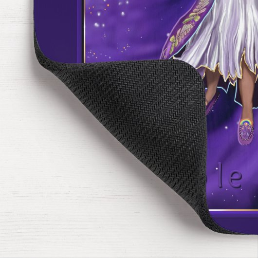 Lila Soul-Maus-Pad Mousepad (Ecke)