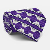 Lila Soul Neck Tie Krawatte (Gerollt)