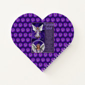 Lila Soul-Notebook Notizblock (Rückseite)