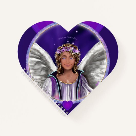 Lila Soul-Notebook Notizblock (Vorderseite)