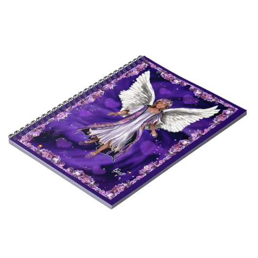 Lila Soul-Notebook Notizblock (Linke Seite)