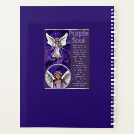 Lila Soul-Planer Planer (Rückseite)