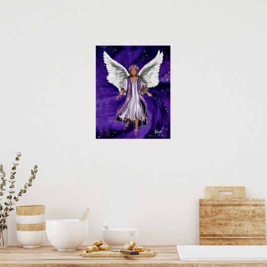 Lila Soul-Poster Poster (Küche)