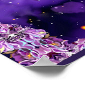 Lila Soul-Poster Poster (Ecke)