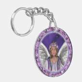 Lila Soul Schlüsselanhänger (Vorderseite links)