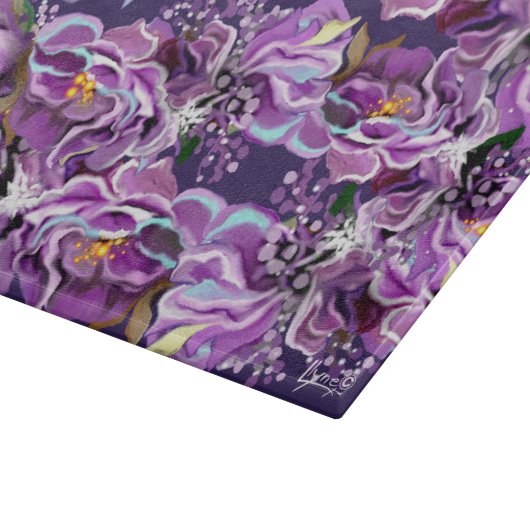 Lila Soul Schneidebrett (Ecke)