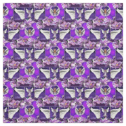 lila Soul Stoff (Muster)