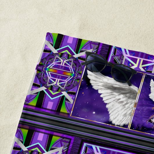 Lila Soul Strandtuch (Beispiel)