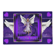 Lila Soul Tischset