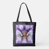 Lila Soul Totbeutel Tasche (Rückseite)