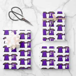 Lila Spark Dancer Geschenkpapier Set