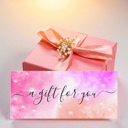 Lila Sparkle-Geschenkgutschein