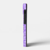 Lila Sparkle Glitzer Elegante Personalisiert Case-Mate iPhone Hülle (Rückseite / Links)