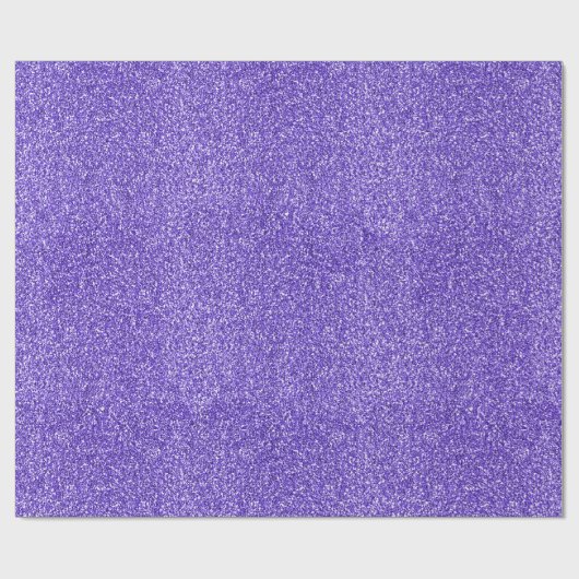 Lila Sparkle-Glitzer Geschenkpapier (Flach)
