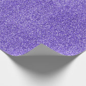 Lila Sparkle-Glitzer     Geschenkpapier (Ecke)