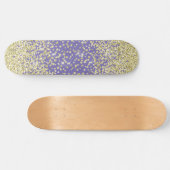 Lila Sparkle Glitzer Skateboard (Horizontal)