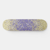 Lila Sparkle Glitzer Skateboard (Horizontal)
