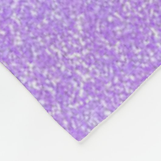 Lila Sparkle Gymnastik Fleece Blanket für Mädchen (Ecke)