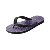 Lila Sparkle Kinderbadesandalen (Schrägansicht)