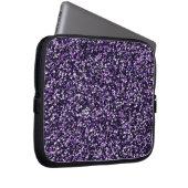 Lila Sparkle Laptopschutzhülle (Vorne Rechts)