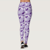Lila Sparkle Leggings (Rückseite)