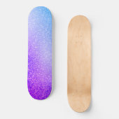 Lila Sparkle-Skateboard Skateboard (Vorderseite)