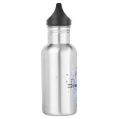 Lila Sparkle Unicorn Edelstahlflasche (Links)