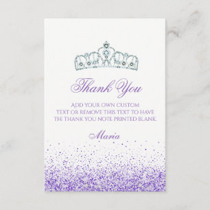Lila Sparkle Vielen Dank Karten