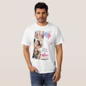 Lila Spaß mit benutzerdefinierten Markenbezeichnun T-Shirt (Vorne ganz)