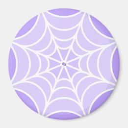 Lila Spider Web Magnet