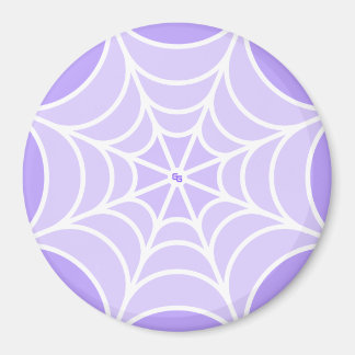Lila Spider Web Magnet