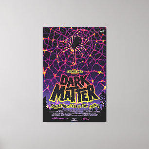 Lila Spider Web Universe Leinwanddruck