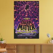 Lila Spider Web Universe Leinwanddruck (Insitu (Wohnzimmer))