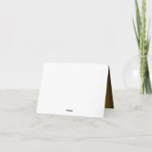 Lila Spiel und Perlen Danke Karte (Rückseite)