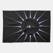 Lila Spinne Geschirrtuch (Horizontal)