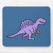 Lila Spinosaurus Mousepad (Vorne)