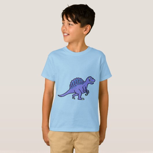 Lila Spinosaurus T-Shirt (Vorne ganz)