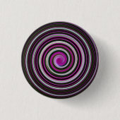 Lila Spiralbild Button (Vorderseite)