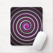 Lila Spiralbild Mousepad (Mit Mouse)