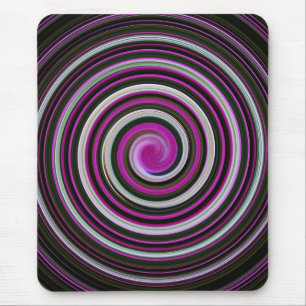 Lila Spiralbild Mousepad