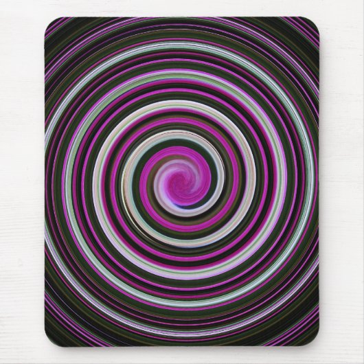 Lila Spiralbild Mousepad (Vorne)