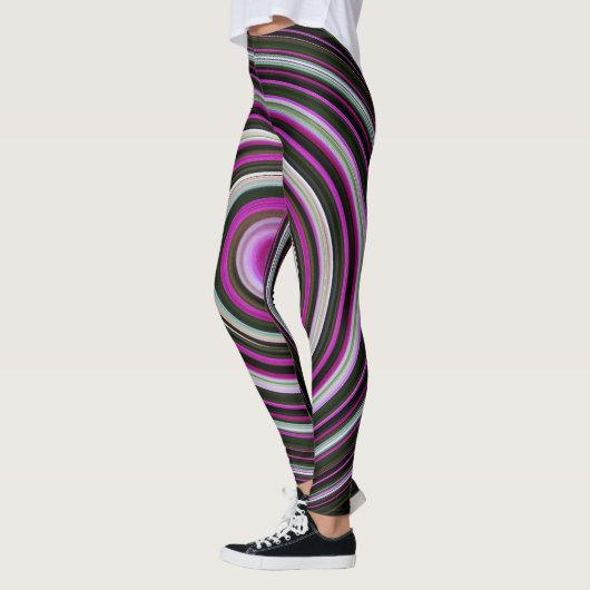 lila Spirale Leggings (Links)