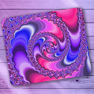 Lila Spirale Mousepad