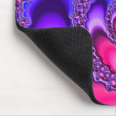Lila Spirale Mousepad (Ecke)