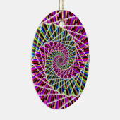 Lila Spirale ( Sie können Wörter hinzufügen, wenn  Keramik Ornament (Rechts)