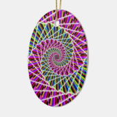 Lila Spirale ( Sie können Wörter hinzufügen, wenn  Keramik Ornament (Links)