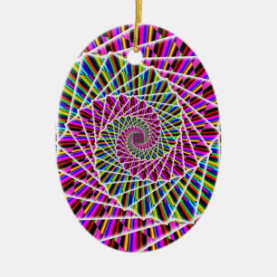 Lila Spirale ( Sie können Wörter hinzufügen, wenn  Keramik Ornament