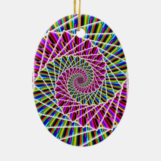 Lila Spirale ( Sie können Wörter hinzufügen, wenn Keramik Ornament (Hinten)