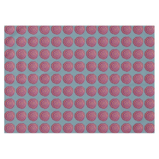 Lila Spiralen Tischdecke